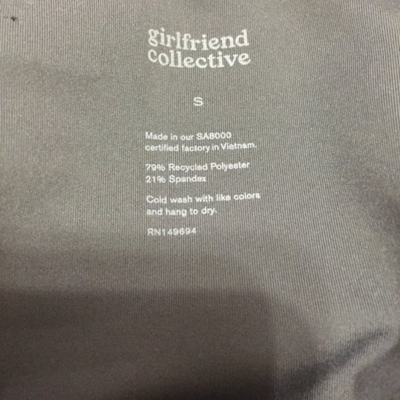 Girlfriend Collective Leggings in Smoke - Small - Picture 2 of 3